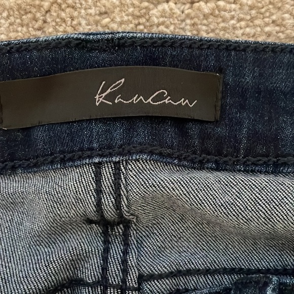 KanCan dark wash distressed skinny jeans, size28 - Picture 2 of 6